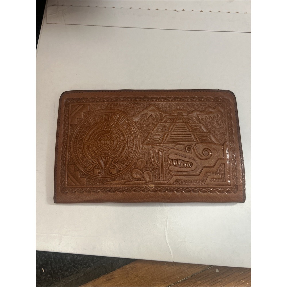 Vintage Mexico Handcrafted‎ Leather Wallet